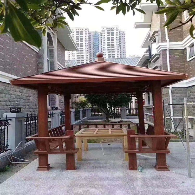 铝合金凉亭厂家 沈阳中式铝艺凉亭