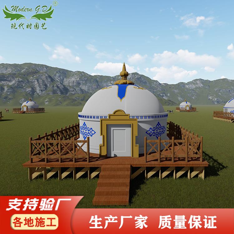 可定制移动石墨烯EPS蒙古包 草原蒙古包帐篷 特色景区民宿 经济房