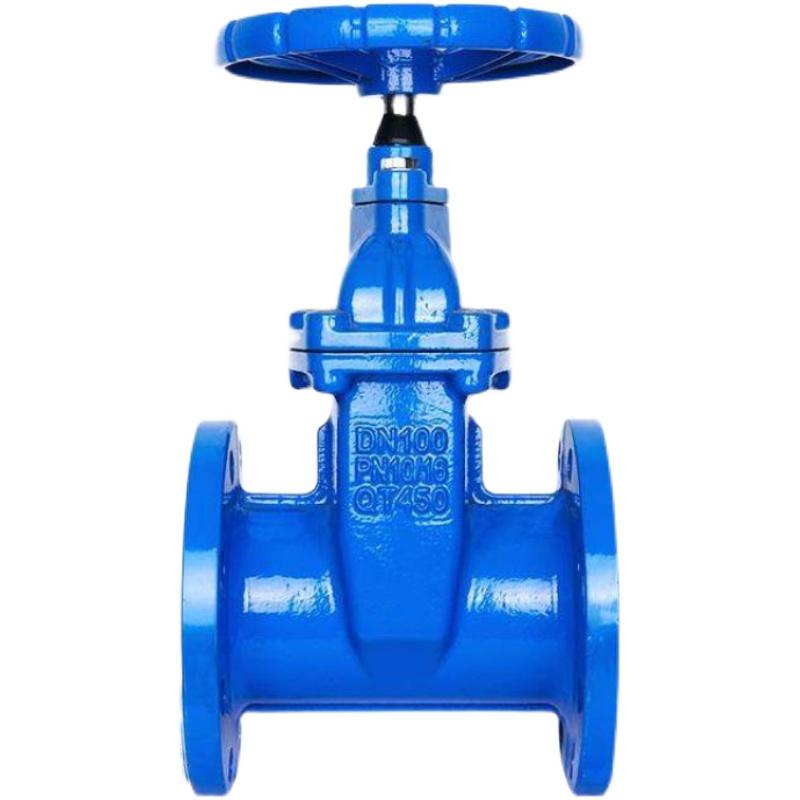 Z45X-16Q球墨铸铁暗杆弹性座封软密封法兰闸阀自来水消防水50 80沈阳软密封闸阀生产厂家