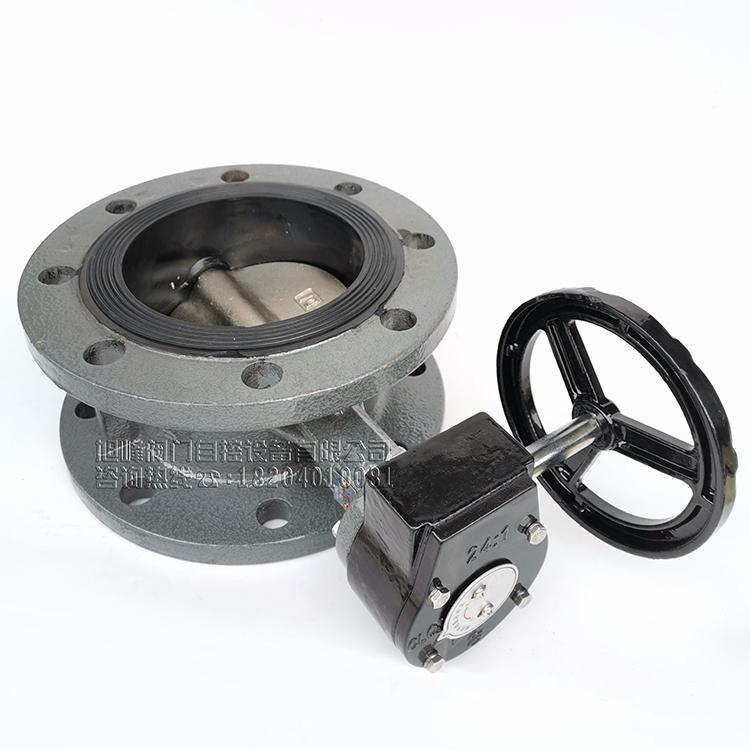 蜗轮软密封手动法兰蝶阀D341X-16Q手动法兰蝶阀dn80沈阳涡轮法兰蝶阀生产厂家