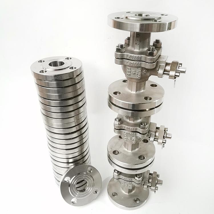 不锈钢304法兰片不锈钢304球阀Q41F-16P专业生产厂家直销