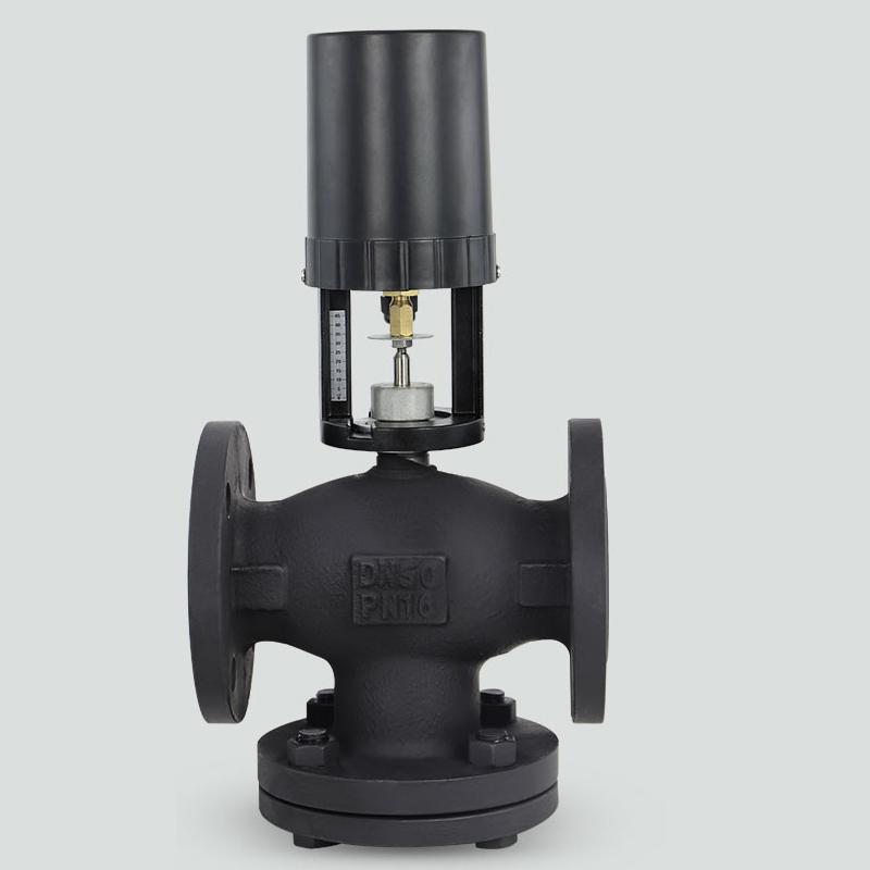 比例积分电动二通阀VB7200中央空调蒸汽暖通系统配仪表温度控制阀