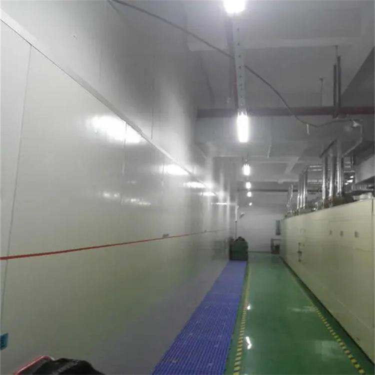 四平岩棉净化彩钢板厂家供应5公分厚防火岩棉彩钢板无尘室岩棉净化板