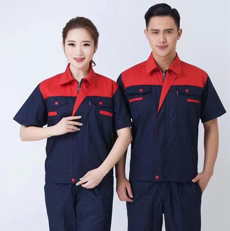 长袖工作服套装  沈阳男女汽修工装  工程建筑耐磨劳保服  可印字定制批发厂家