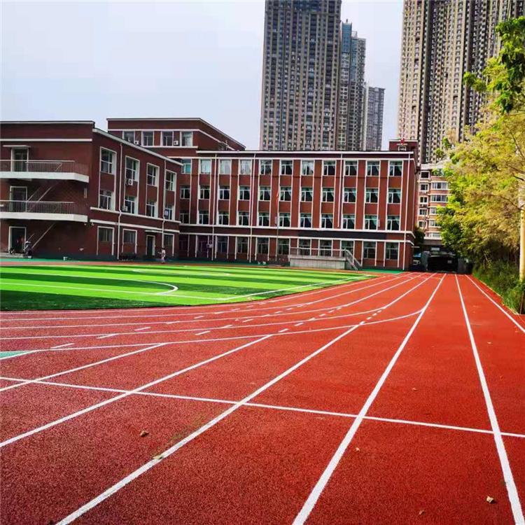 辽宁塑胶跑道 学校操作铺设 操场建设 塑胶跑道铺设
