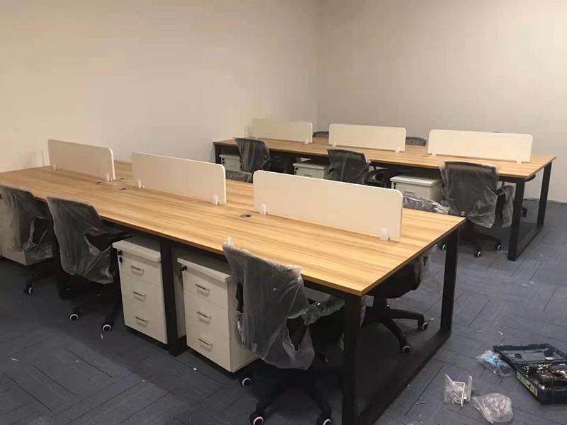 简约四人位办公桌八人位办公桌