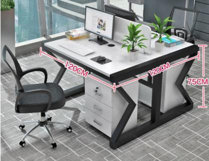 简约办公蝴蝶腿办公桌