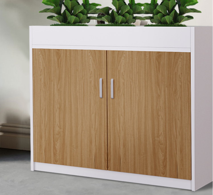 隔断花槽柜办公室文件柜档案资料柜矮柜储物柜桌边柜办公柜子木质