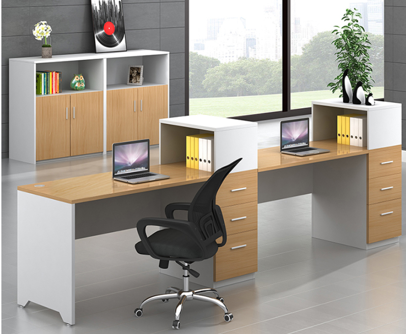 沈阳办公桌椅组人办工作桌办公室桌子G双务屏风S职员办工桌家具工 