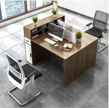 职员办公桌椅组合简约现代四人位屏风隔断卡座员工位电脑桌财务桌