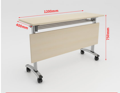 沈阳折叠培训桌移动会议桌小型办公桌培训桌椅组合会议条桌侧翻桌可拼