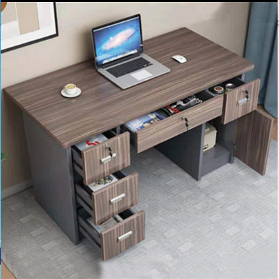 沈阳简约办公桌办公室单双人46人职员工卡座组合家具家用电脑桌