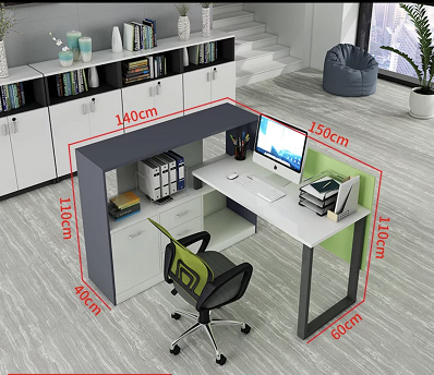 沈阳办公桌椅组合4人位多人办公桌子办公室简约现代六人屏风财务桌6人