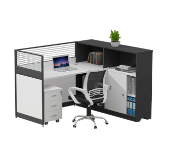 沈阳组合屏风办公桌办公室员工职员工位桌简约现代电脑桌椅办公家具