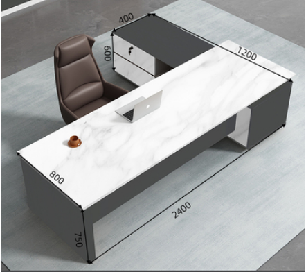 沈阳办公桌椅组合办公室总裁老板桌经理主管桌单人桌简约现代办公家具