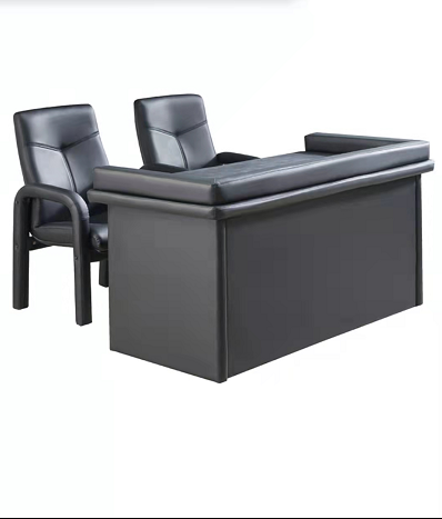 沈阳防撞桌椅纪委公安谈话室讯问室可阻燃环保软包皮革审讯防撞桌椅