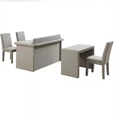 审讯桌椅谈话室留置室防撞软包警局法院审判桌椅海绵皮革防撞家具