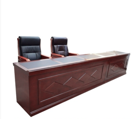 沈阳油漆发言台洽谈桌培训室领导演讲主席台实木条形讲台会场会议桌