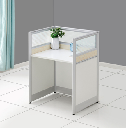 沈阳屏风隔断办公桌一对一培训辅导桌员工卡位桌铝合金卡座定做职员桌