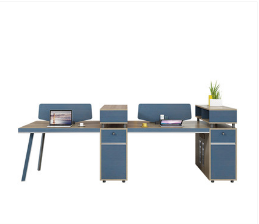 沈阳鑫斯玛特 办公桌椅组合职员桌屏风工位卡座四六人位财务桌简约现代