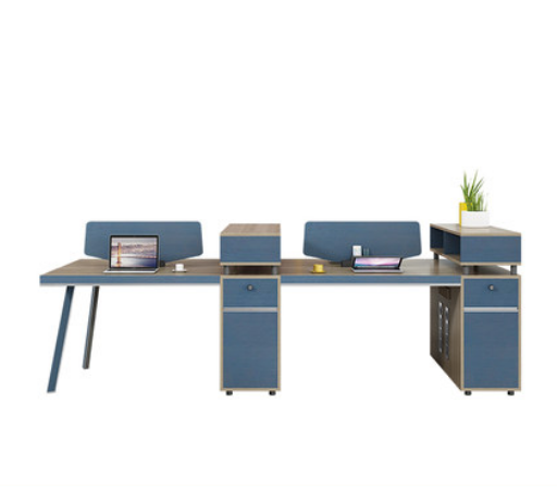 沈阳鑫斯玛特 办公桌椅组合职员桌屏风工位卡座四六人位财务桌简约现代