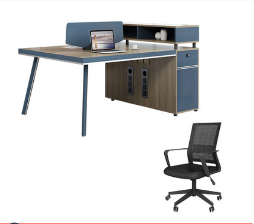 沈阳鑫斯玛特 办公桌椅组合职员桌屏风工位卡座四六人位财务桌简约现代