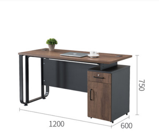 沈阳工业风办公室单人职员桌办公桌电脑工作位桌椅组合工位简约现代