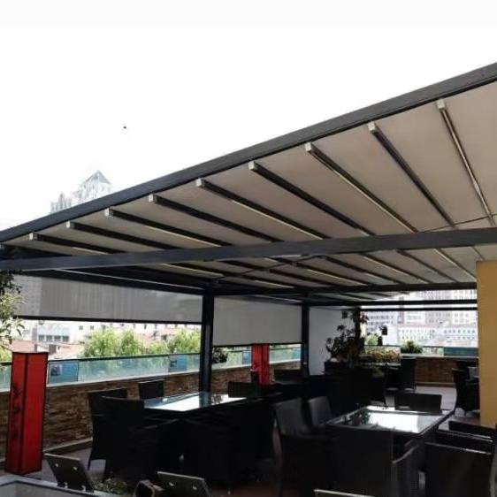 户外遮阳 遮阳棚 天幕帘 厂家免费量尺 