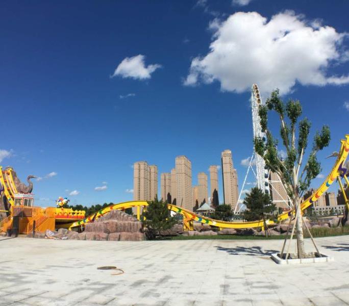 户外大型轨道爬坡滑板神州飞碟 游乐大型设备神州飞碟价格