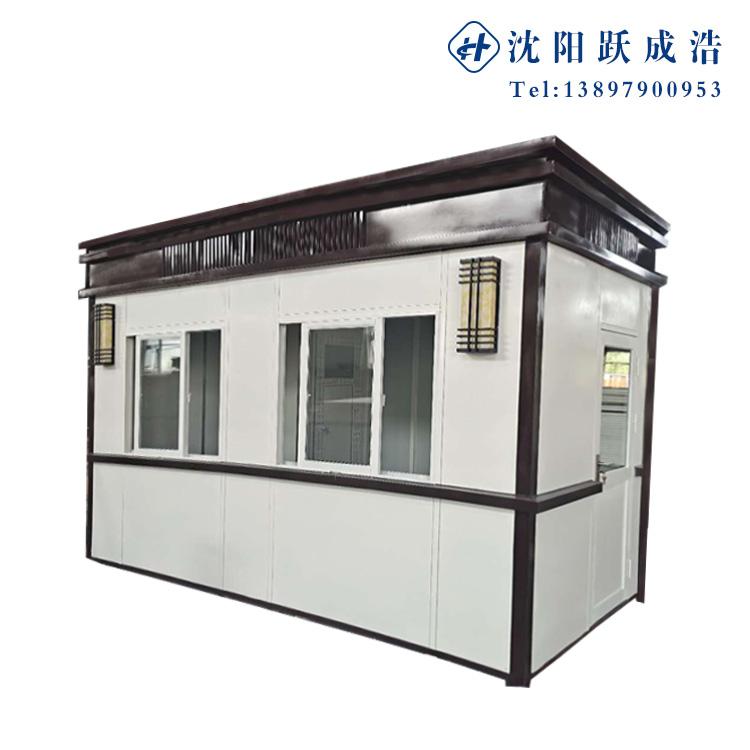 沈阳岗亭定做  定制生产金属雕花板岗亭 各种移动岗亭  针对性定做  常规款现货
