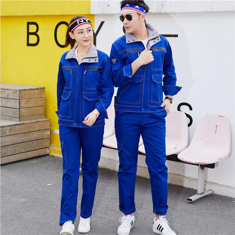 车间工作服 加厚纯棉工装定制 全工艺全棉加厚纱卡面料 依迪服饰 实力厂商