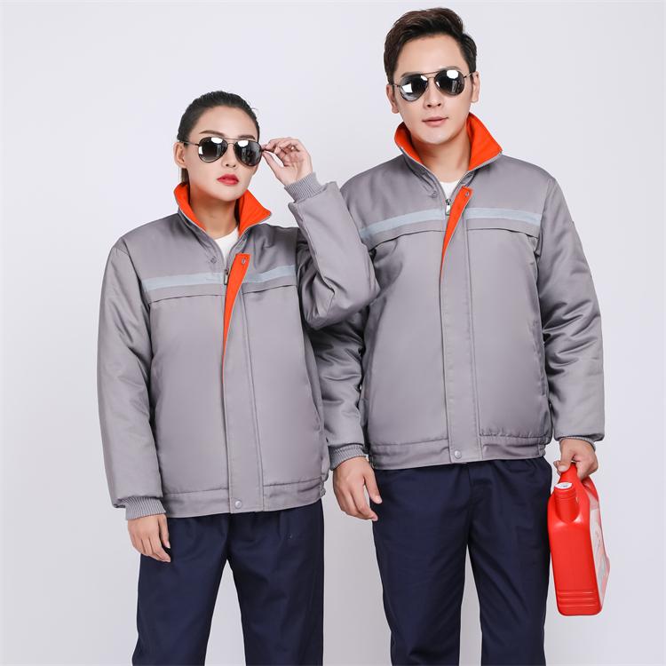 依迪服饰厂家供应 秋冬新款防静电工作服 日常成人车间劳保工作服 全工艺涤棉厚纱卡面料 棉工作服定做 