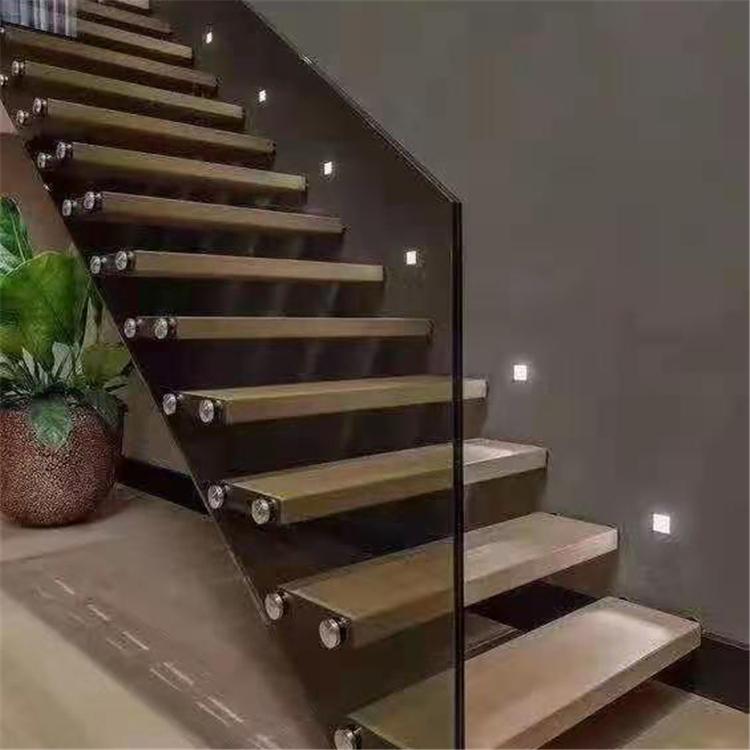 玻璃楼梯扶手款式 楼梯扶手栏杆 玻璃扶手楼梯