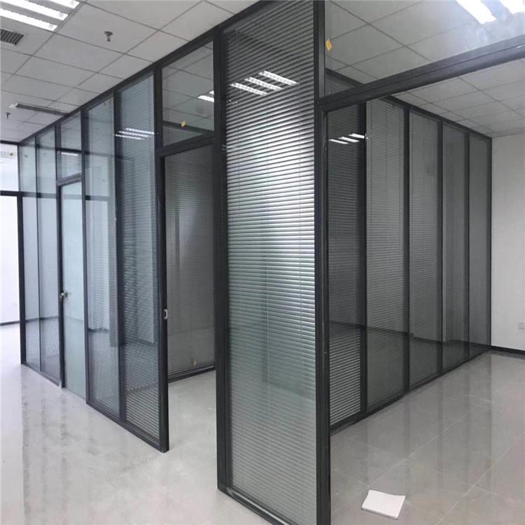 双玻百叶隔断 沈阳办公室隔墙 辽宁百叶玻璃隔断定制 价格优惠