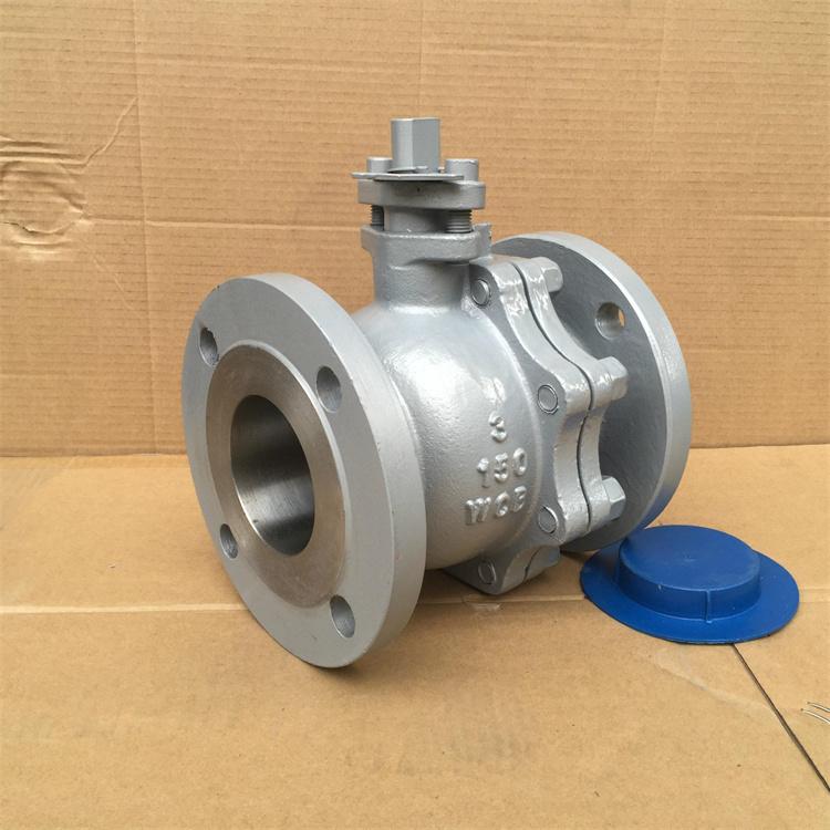 DN100铸钢法兰球阀Q41F-16C 密封面间磨擦力小寿命较长