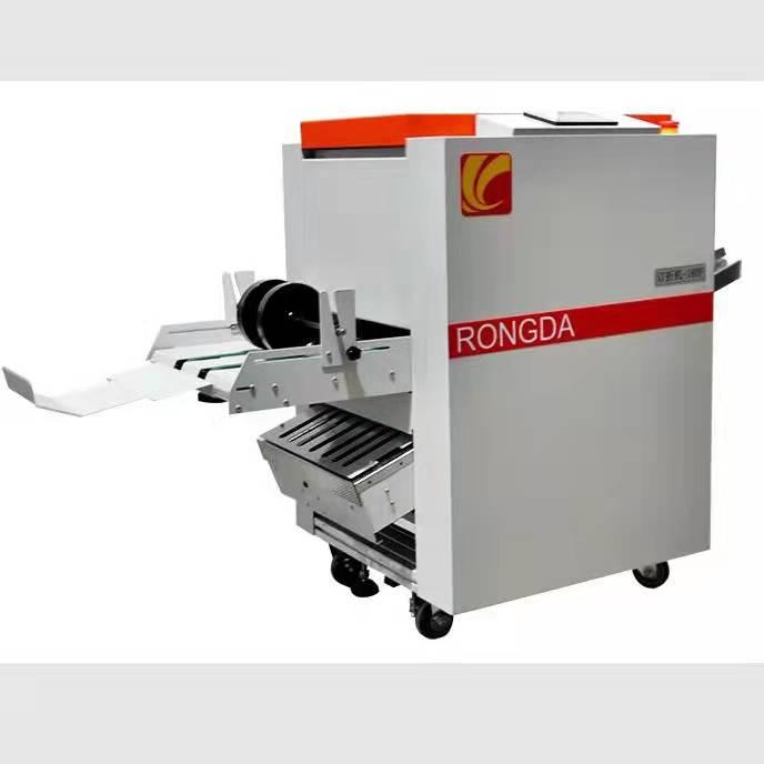 全自动铁丝订折机 荣大RD185AT订折机A3骑马装订机