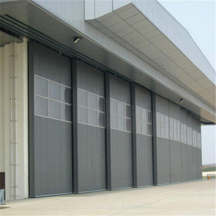 侧转门专业设计 大型钢质推拉门 工业推拉门 永星宏运机场机库大门量身定制 
