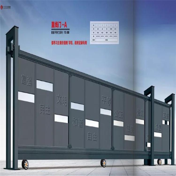 电动直线门  伸缩门 直线门