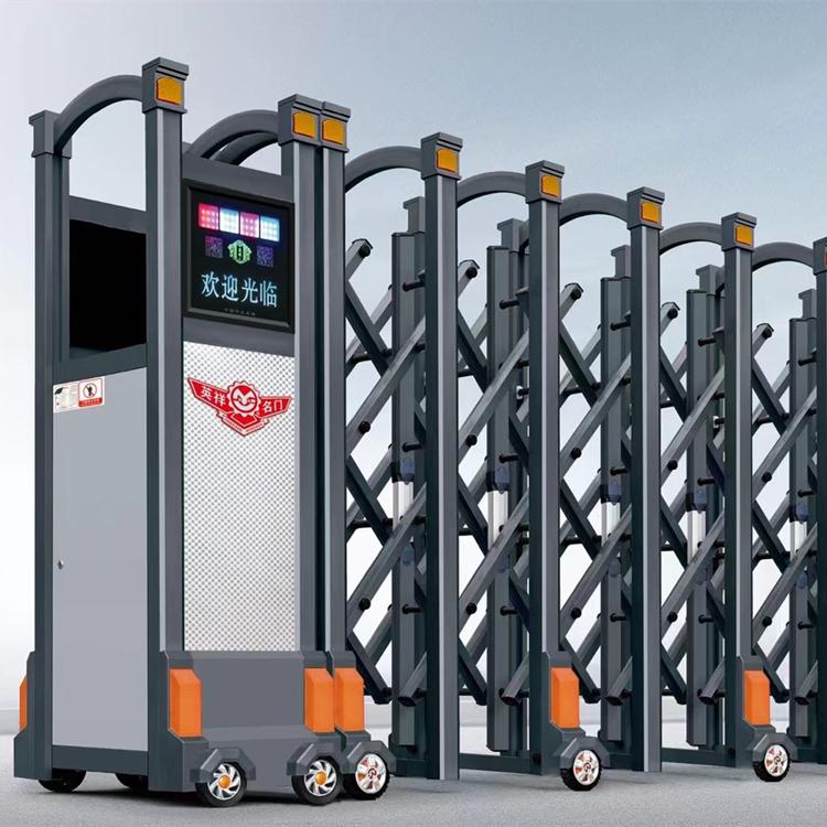 伸缩门 现货供应正大安泰不锈钢电动伸缩门 沈阳伸缩门厂家