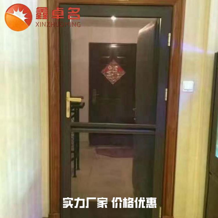 沈阳沙门定制 卓名 金刚网纱门 家用防蚊纱门