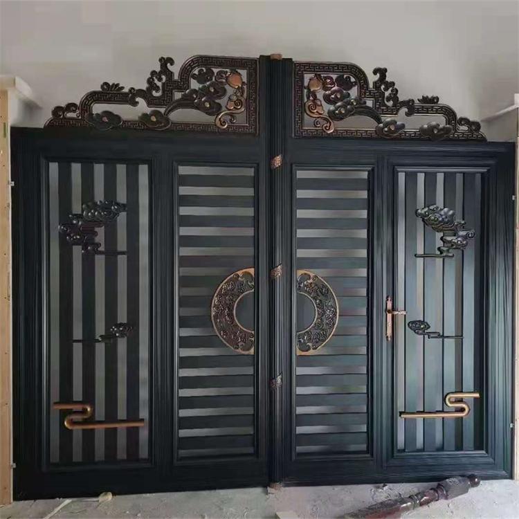 辽宁沈阳庭院门  别墅大门庭院大门铝艺大门高档铸铝大门厂家