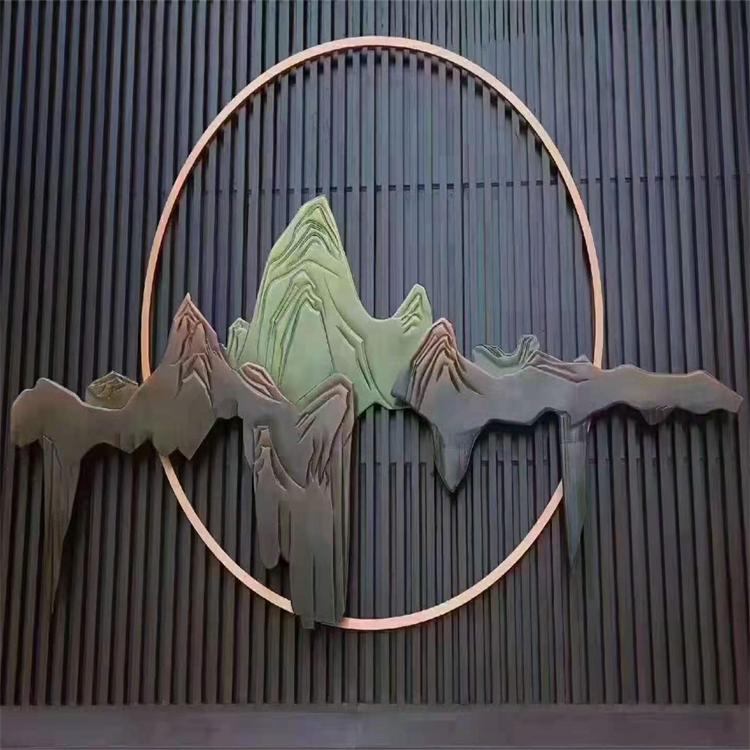 背景装饰墙 沈阳小区门口装饰 室内装修装饰背景墙定制厂家