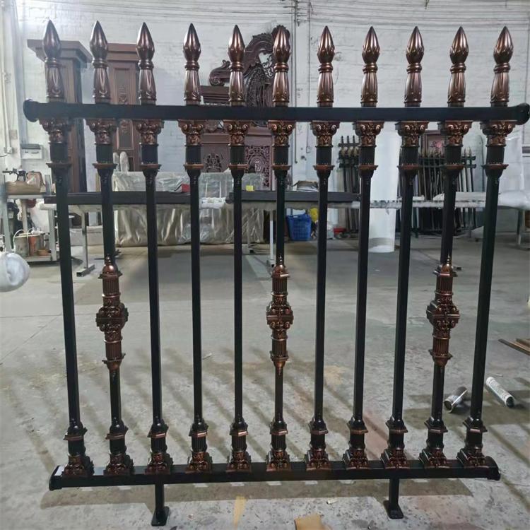辽宁沈阳铝艺护栏 别墅花园防护围栏 安装方便 规格齐全 款式精美