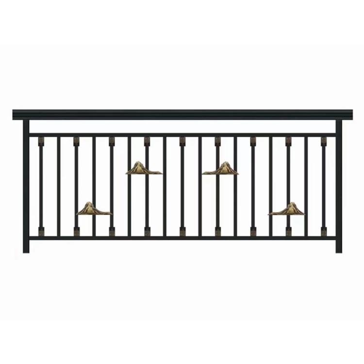 中式仿古庭院阳台河道铝艺铝护栏 露台铝合金栏杆 安全隔离栏围栏