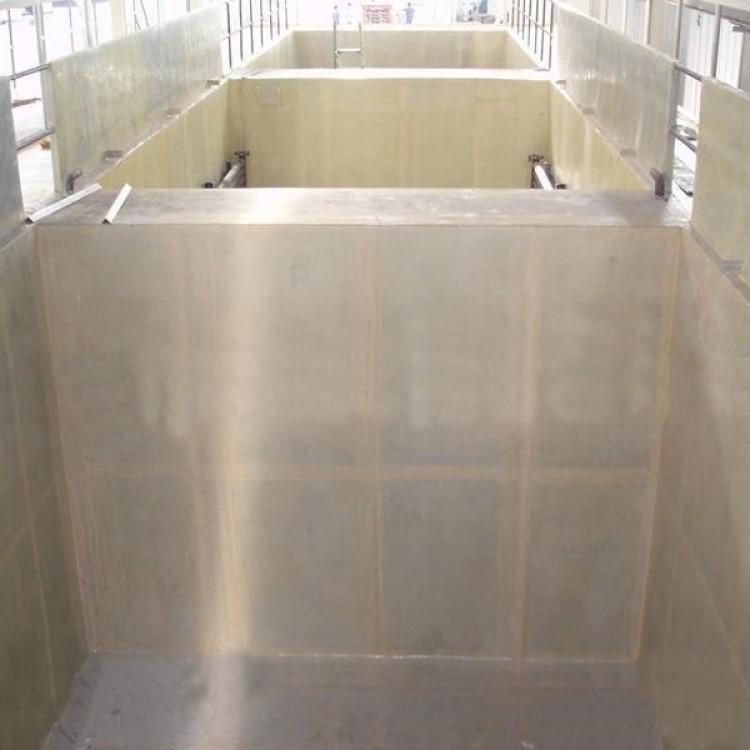 玻璃钢防腐工程 烟道污水池玻璃鳞片防腐施工 天昊节能环保