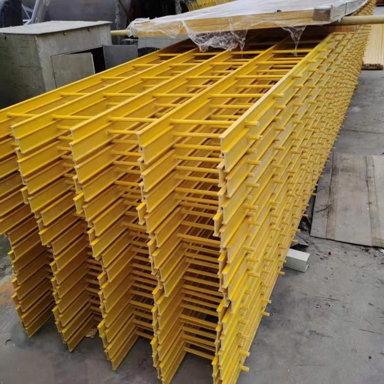 玻璃钢冷却塔填料托架 电厂用填料收水器架子 拉挤型材玻璃钢地沟盖板