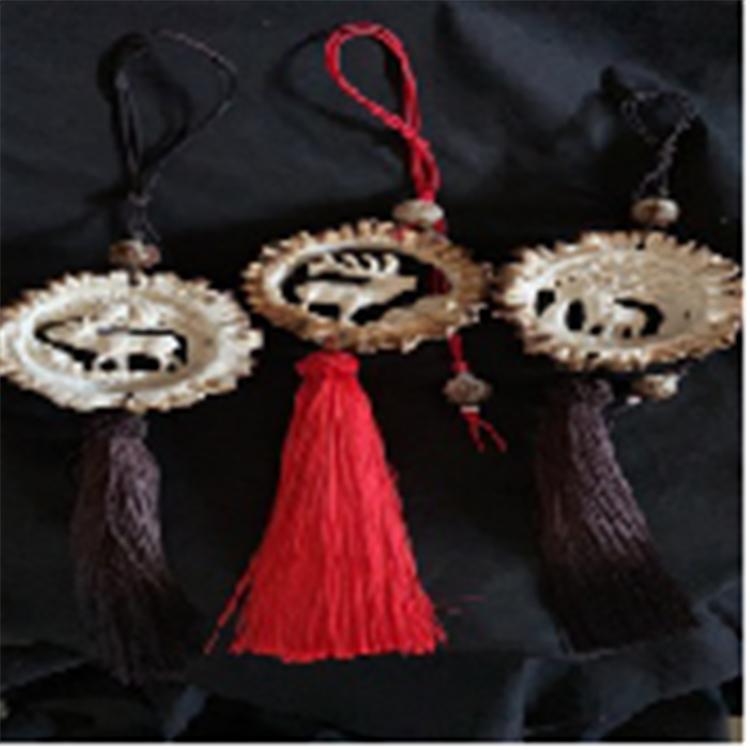 一鹿平安挂件 车内挂件装饰 高级大气汽车挂饰 可定制