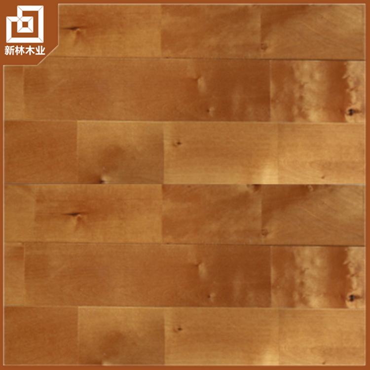 室内篮球场运动木地板 新林木业 柞木运动木地板施工