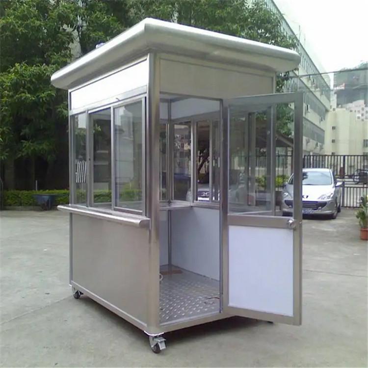 不锈钢岗亭 永旭诚供应 门卫保安岗亭 小区停车场亭子 适用于多场景